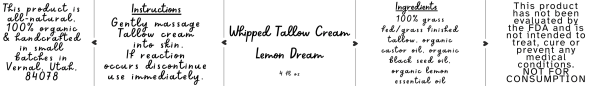 Whipped Tallow Cream “Lemon Dream” - Image 3