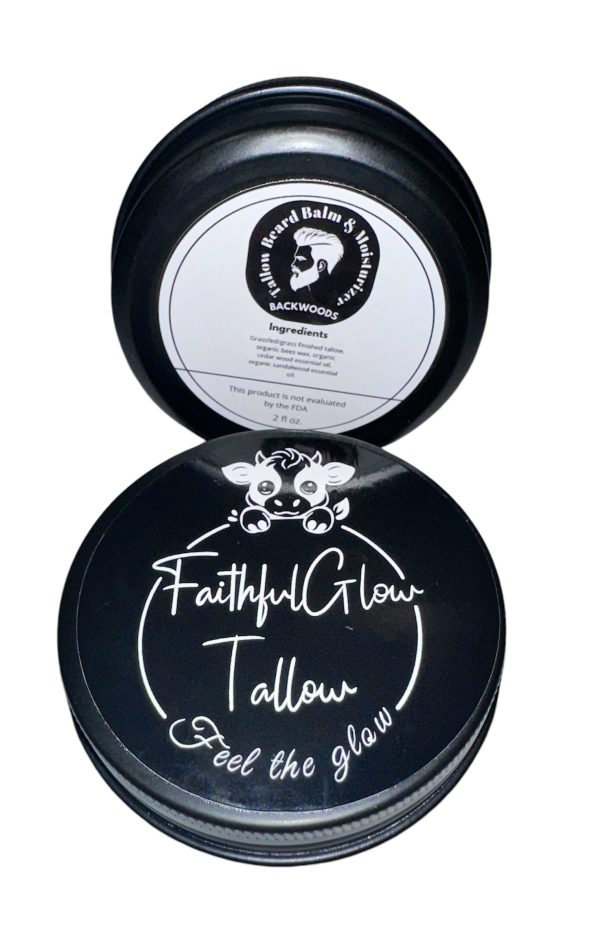 Tallow Beard Balm “Backwoods” (2 fl oz)